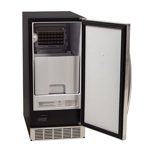 EdgeStar 50 Lb. Daily Production Cube Clear Ice Freestanding Ice Maker